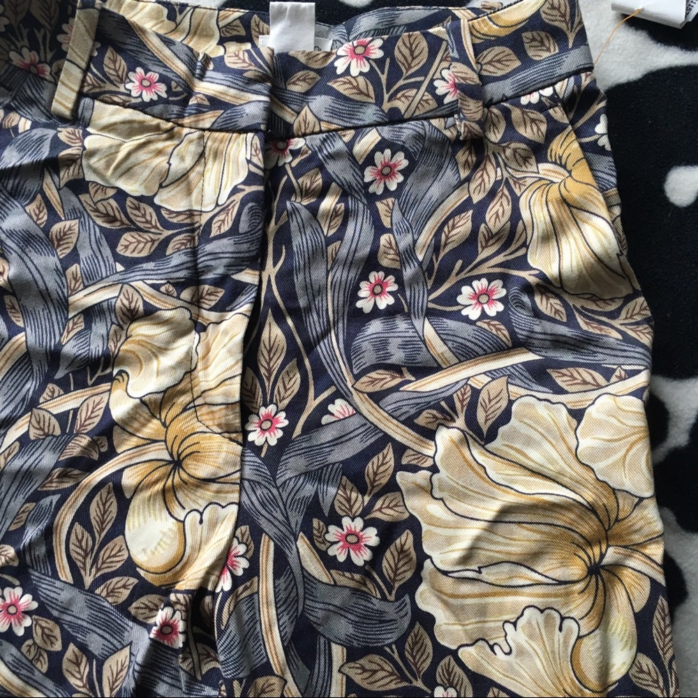Super High Rise Pattern Wide Leg Pants - Picture 3 of 6
